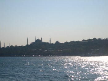 Sultanahmet from the Bosphorous