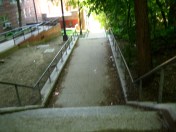 VCPS step street, looking down